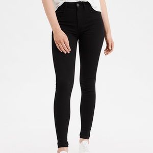 High Rise Black Jeans